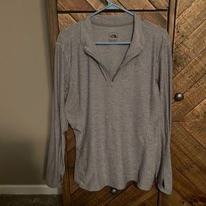 The North Dace Gray Quarter Zip